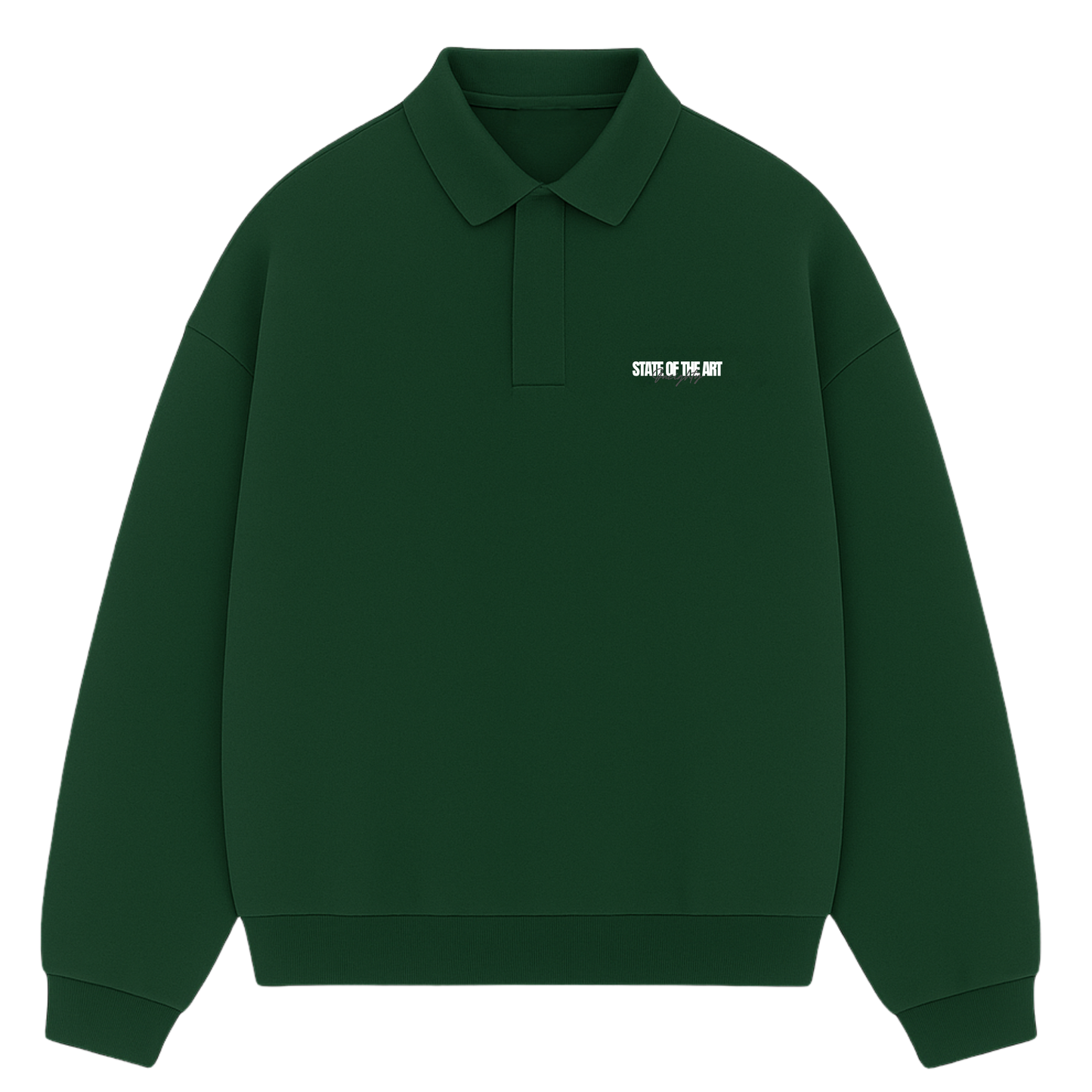 Green Polo Sweatshirt