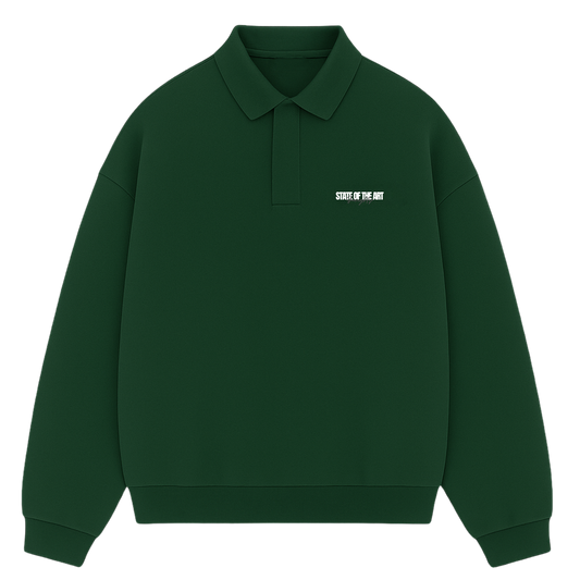 Green Polo Sweatshirt