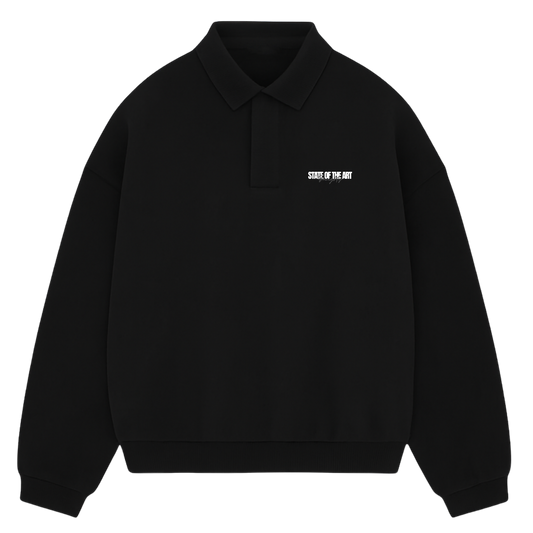 Black Polo Sweatshirt