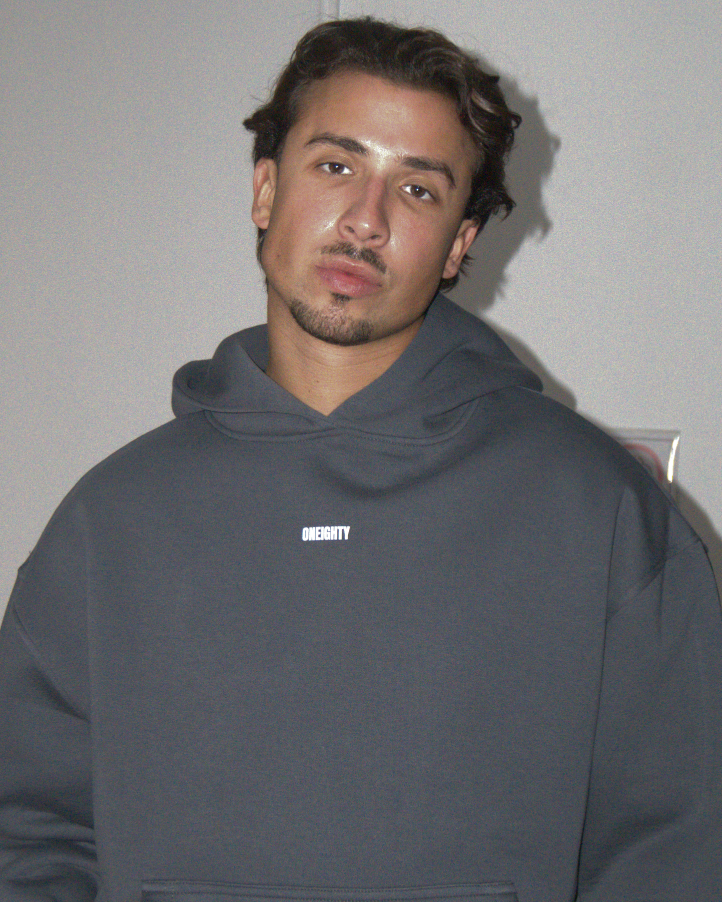 "MINIMAL STATE OF MIND" Grey Hoodie