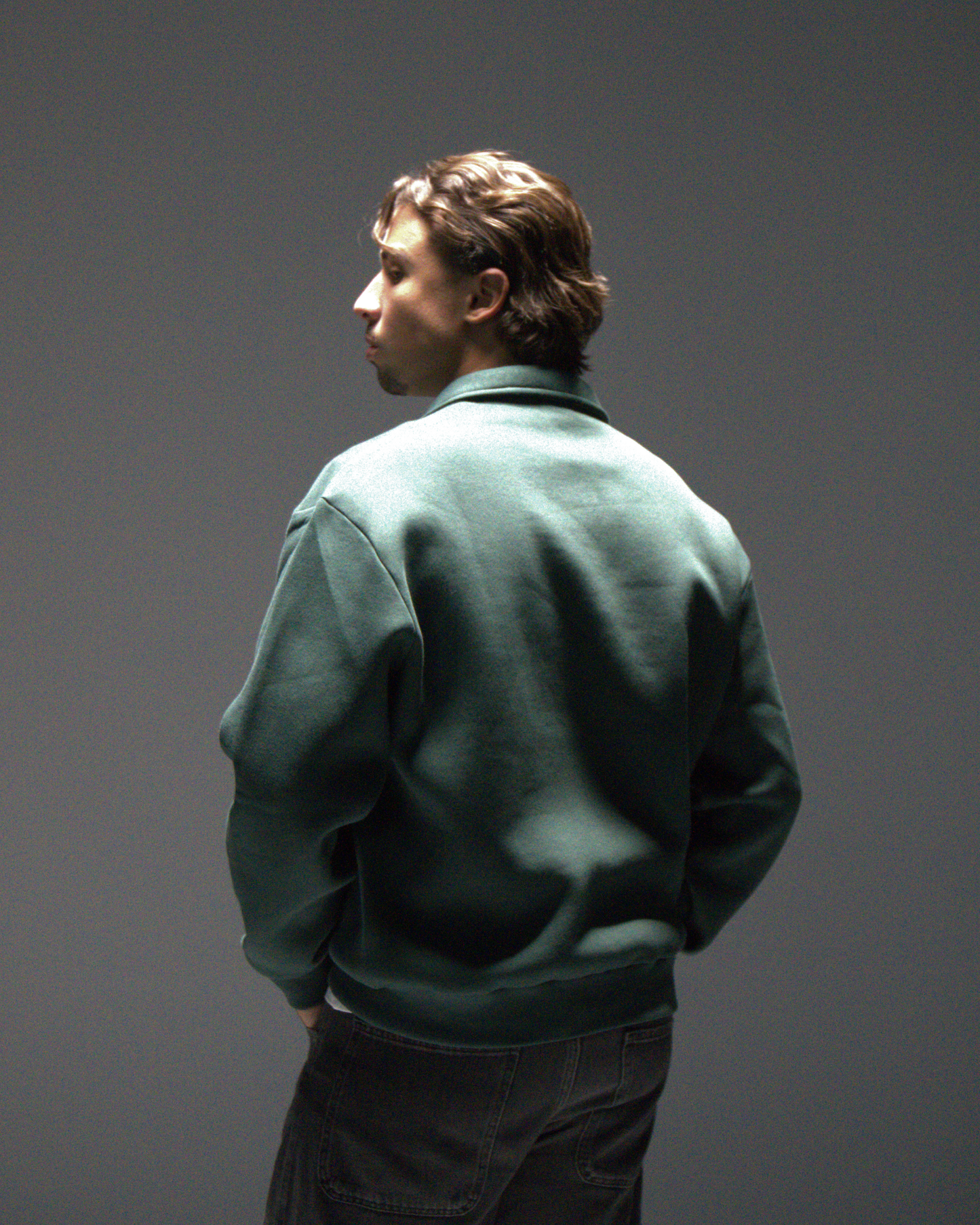 Green Polo Sweatshirt