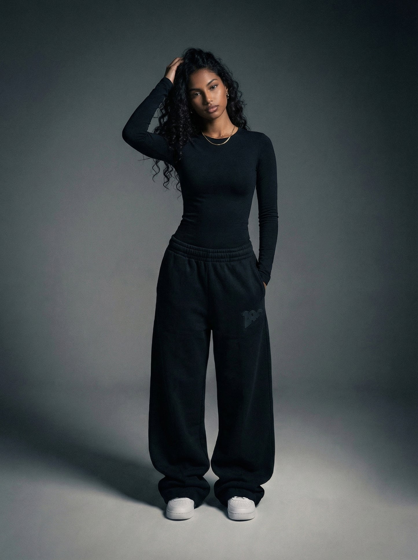 Black Baggy Sweatpants